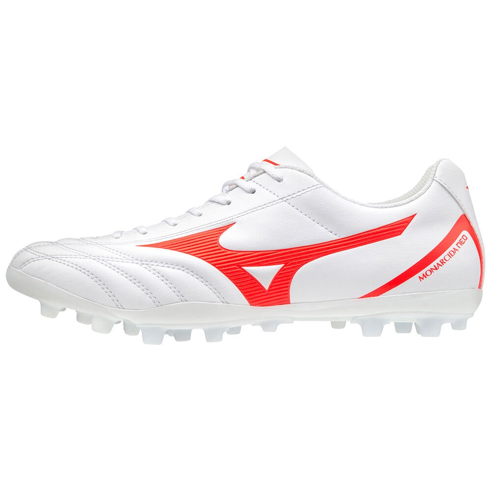 Damske Kopačky Mizuno Monarcida Neo Select AG Biele/Koralove Vypredaj VCEM32961
